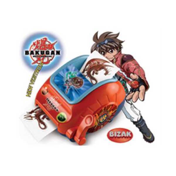 MAQUINA DE PEGATINAS BAKUGAN 