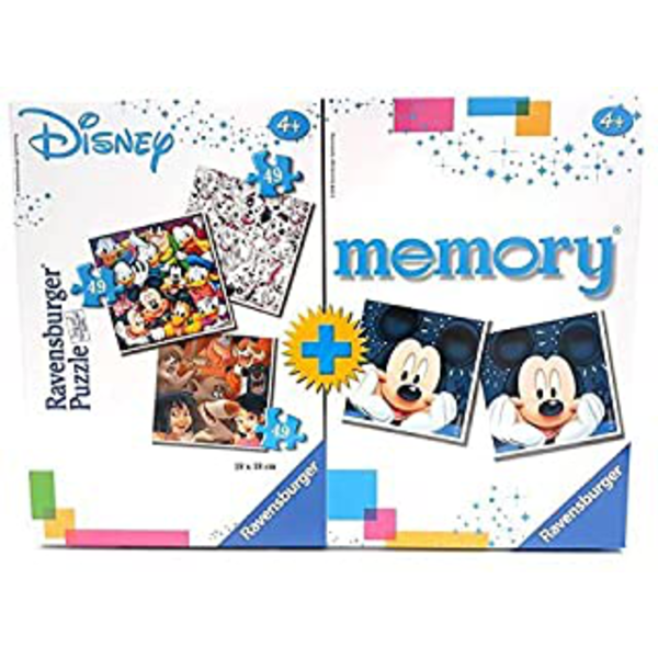 MULTIPACK DISNEY: Puzzle 2*49 + MEMORY 