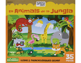 35 EL ANIMALS DE LA JUNGLA puzzle + libro 