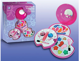 ESTUCHE MAQUILLAJE 3 NIVELES 