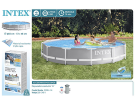 PISCINA 366X76 C/BOMBA Y FILTRO 