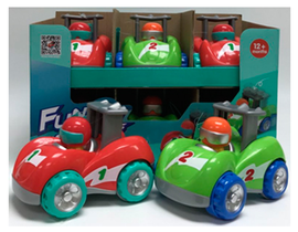 COCHES PRESS & GO racer 