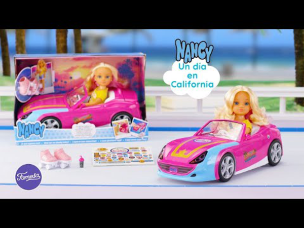 Juguete MuÃ±eca Nancy Con Carro Muñeca Nancy Con Auto Y Accesorios
