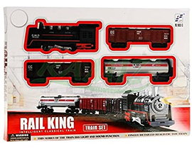 SET TREN RAIL KING C/LUZ Y MÚSICA 