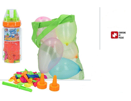 GLOBOS DE AGUA BOTE 60 + BOLSA RED 