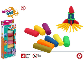 PLASTILINA PACK 8 BARRAS 