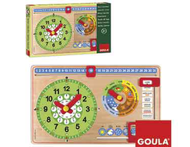 RELOJ CALENDARIO CASTELLANO 