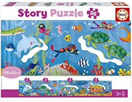 26 MUNDO SUBMARINO "STORY PUZZLE" 