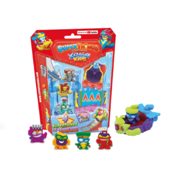 SUPERTHINGS KAZOOM KIDS - BLISTER 4 KAZOOM SLIDERS