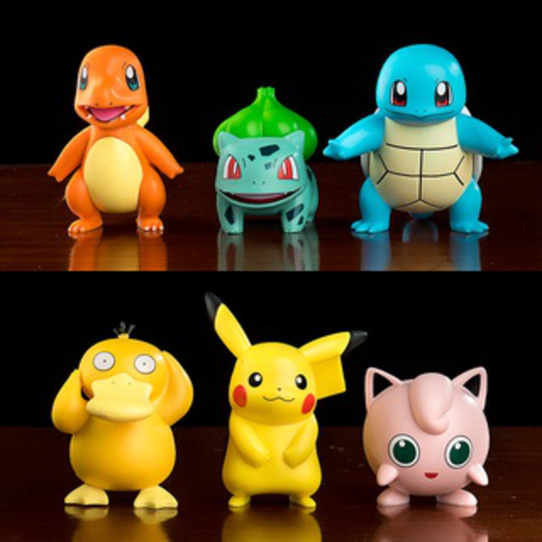 MUÑECO POKEMON - 6 Personajes diferentes - 