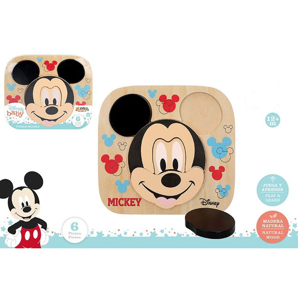 PUZZLE MADERA 22X20 CM - DISNEY BABY 