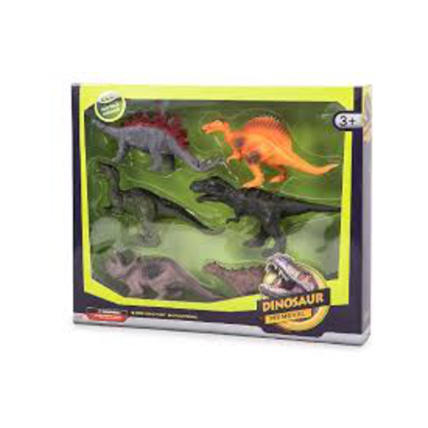 SET 6 DINOSAURIOS EN CAJA 