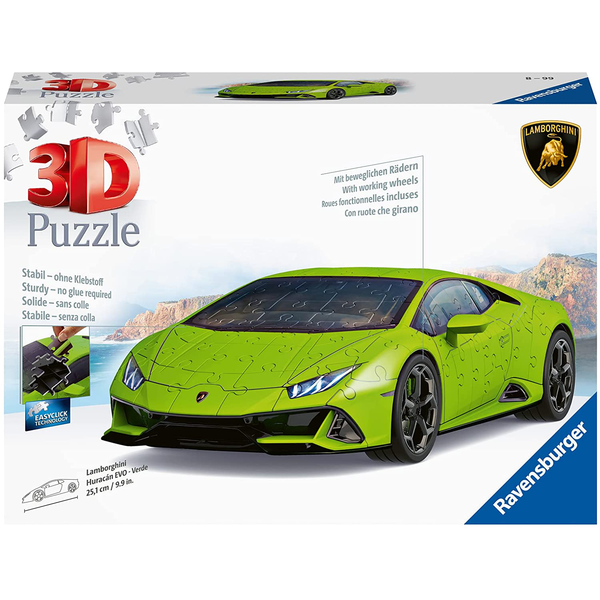 3D LAMBORGHINI VERDE HURACÁN EVO 