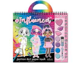 INFLUENCER FASHION DOLL PAPER BOOK 