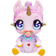 GLITTER BABYZ UNICORN DOLL- PINK RAINBOW (JEWELS 