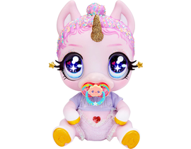 GLITTER BABYZ UNICORN DOLL- PINK RAINBOW (JEWELS 