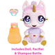 GLITTER BABYZ UNICORN DOLL- PINK RAINBOW (JEWELS 