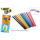 12 LAPICES COLORES TROPICOLORS -BIC- 