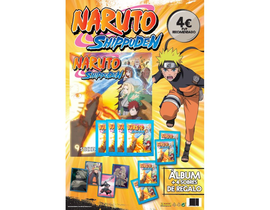 ALBUM + 4 SOBRES NARUTO 