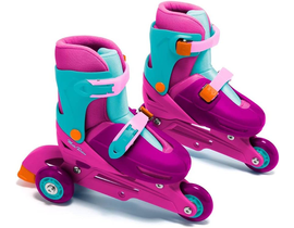 PATINES LINEA CONVERTIBLES ROSA -extensibles 31-34