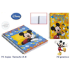 LIBRETA MICKEY tapa forrada 