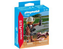 INVESTIGADOR CON CAIMAN 