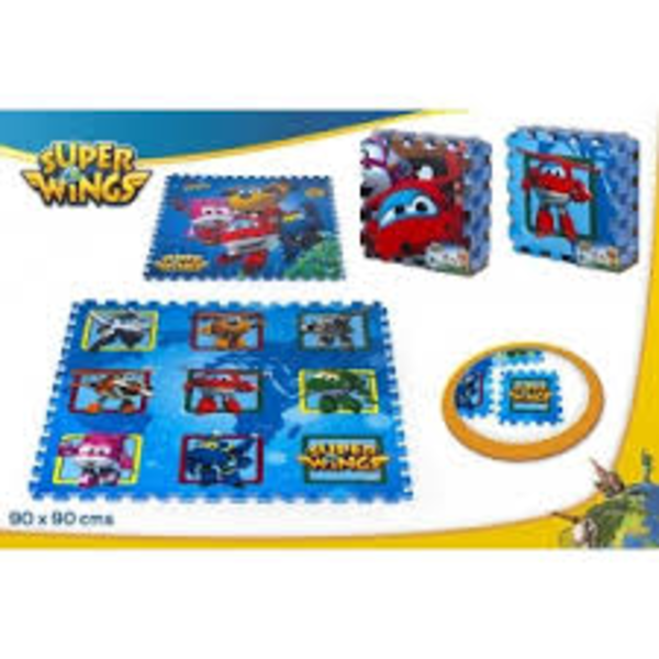 ALFOMBRA EVA -Superwings 90X90cm 9pc 