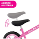 BICICLETA SIN PEDALES ROSA 