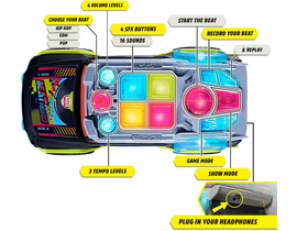 COCHE - Streets&#039;&#039; N Beatz - BEAT HERO 32 CM LUCES 