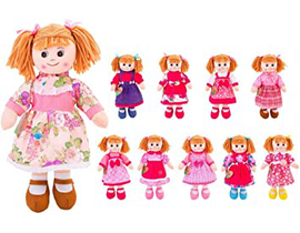 MUÑECA TRAPO 50 CM. - 10 modelos diferentes 