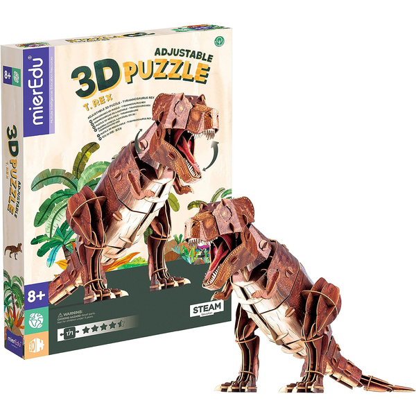 PUZZLE ECO 3D- Tyrannosaurus Rex (Deluxe) 