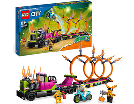 CITY: Desafío Acrobático: Camión y Anillos de Fueg