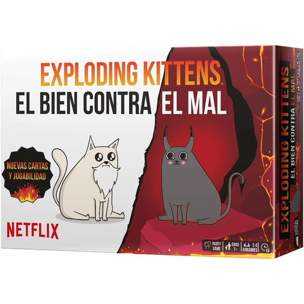 EXPLODING KITTENS EL BIEN CONTRA EL MAL 