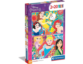 PUZZLES 2X20 PIEZAS PRINCESS 