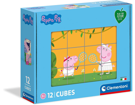 12 CUBOS PEPPA PIG 