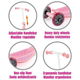PRIMER PATINETE ROSA 3 RUEDAS 