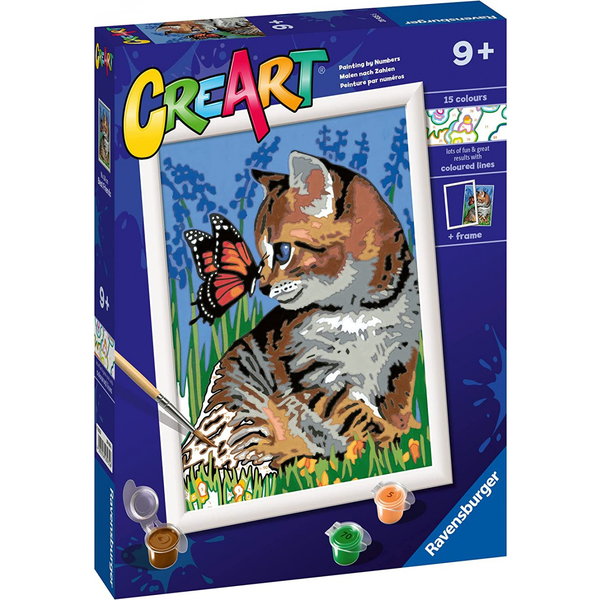 CREART SERIE D - GATITO Y MARIPOSA 