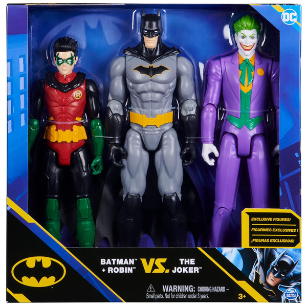 Pack 3 figuras BATMAN de 30 cm 