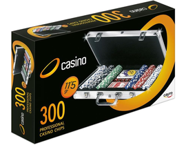 Maletin CASINO -300 fichas poker 11,5 gr. 