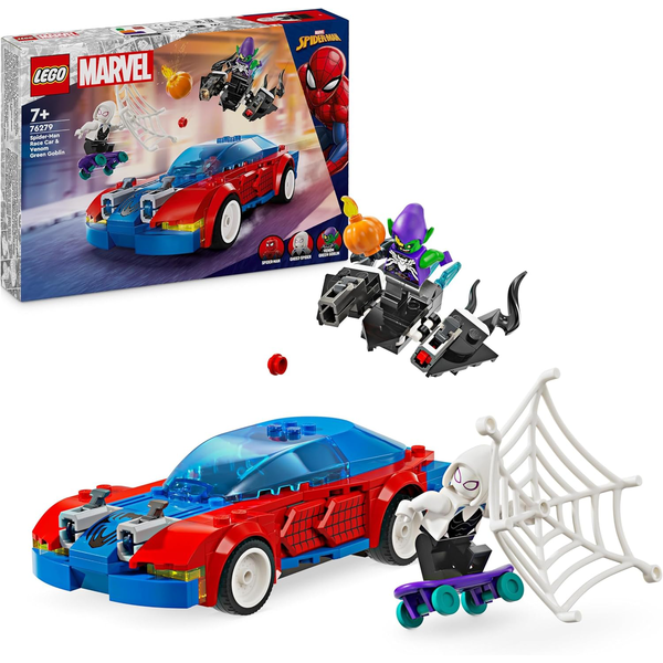 MARBEL - Coche de Carreras de Spider-Man y Duende 