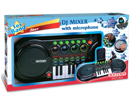 DJ MIXER CON MICRÓFONO 