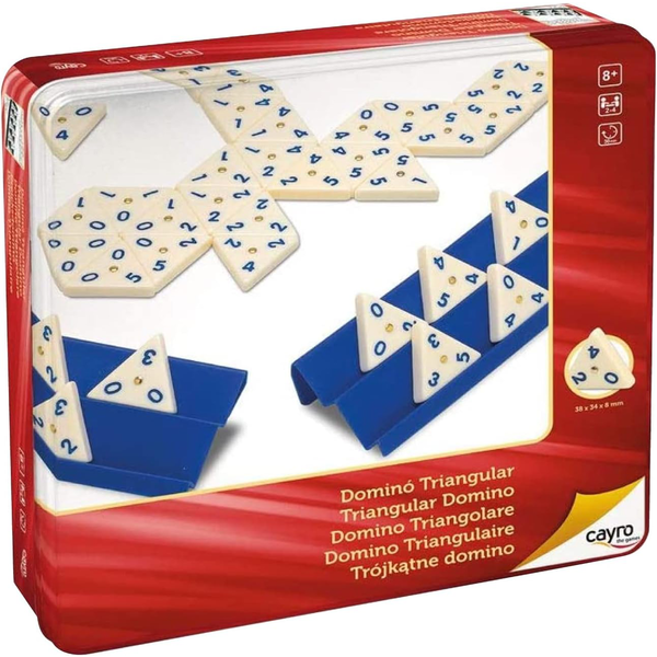 DOMINO TRIANGULAR METAL BOX 