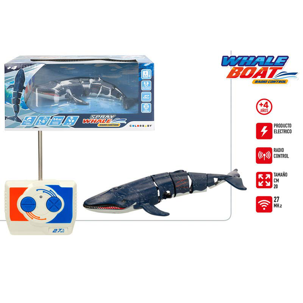 BALLENA RC 20CM. USB 