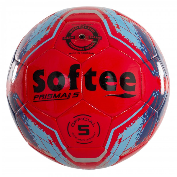 BALON FUTBOL SOFTEE ROJO 