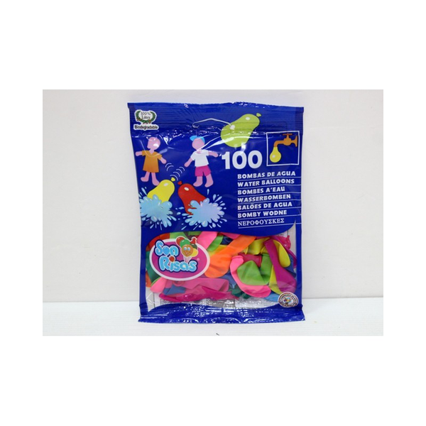 GLOBOS AGUA 9cm. - Bolsa de 100 unidades 