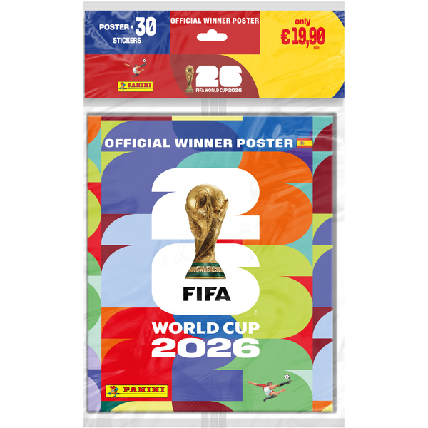 POSTER+30 CROMOS ESCLUSIVOS MUNDIAL 2026 
