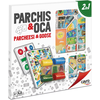 PARCHÍS - OCA MADERA CON ACC. 40X40 CM.