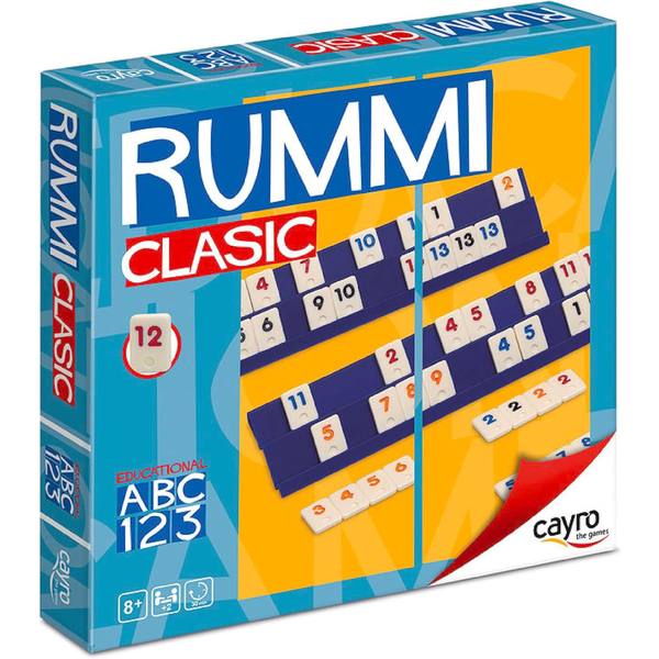 RUMMI CLASIC - 4 JUGADORES - CAJA AZUL 
