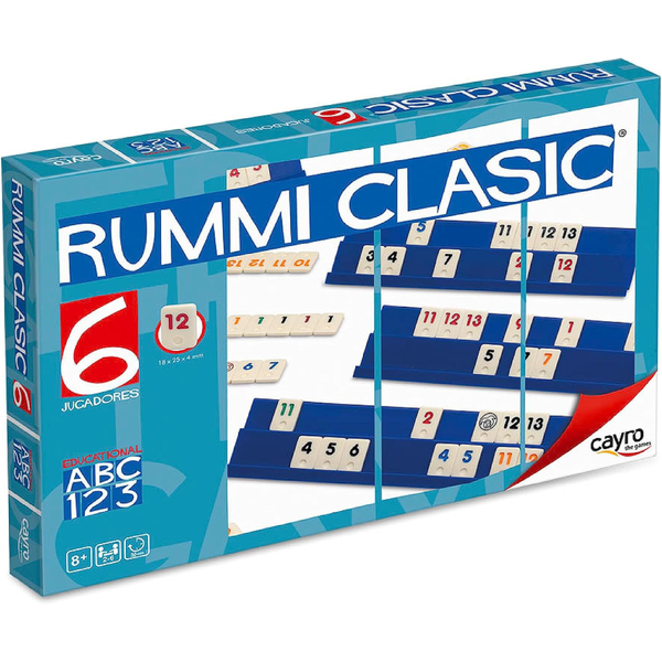 RUMMICLASIC 6 JUGADORES - CAJA AZUL 