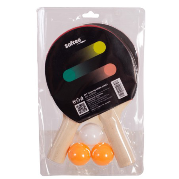PALA PIN PON - 2 PALAS+3 PELOTAS                  